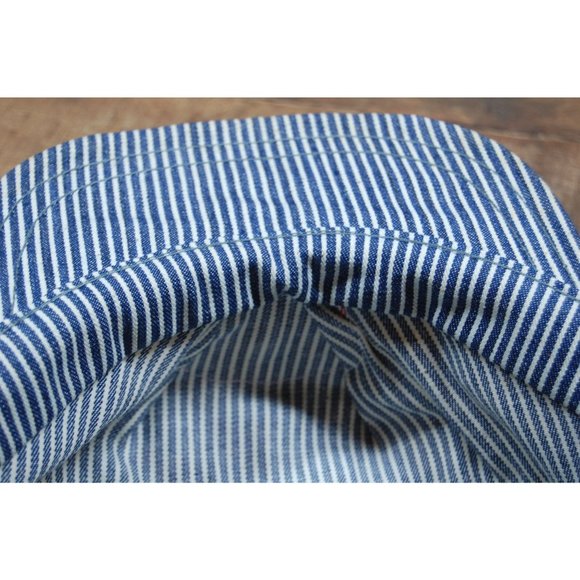 Vintage Strasburg Railroad Railway Hat Utility Cap Fitted 7 1/2 Made in USA - Picture 8 of 9